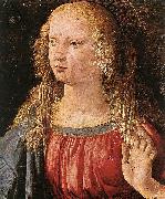 LEONARDO da Vinci The Annunciation oil painting reproduction